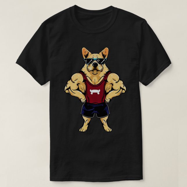Camiseta Gimnasio de perro (Diseño del anverso)