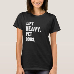 Camiseta Gimnasio De Perros De Mascota Pesado Levantado Par