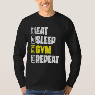 Camiseta Gimnasio De Sueño Coma Gimnasio De Repetición Fitn