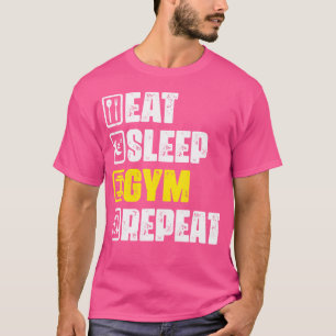 Camiseta Gimnasio De Sueño Coma Gimnasio De Repetición Grac