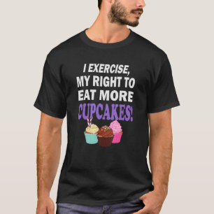 Camiseta Gimnasio De Torta De Cuchillo Ejercicio Mi Derecho