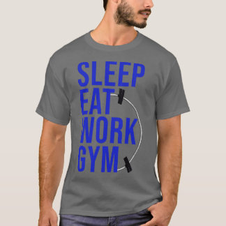 CAMISETA GIMNASIO DE TRABAJO DE DORMIR 8