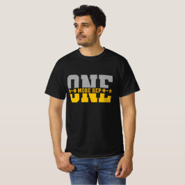 Camiseta Gimnasio de una repetición más Motivación Levantam