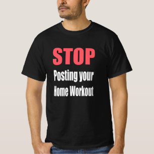 Camiseta Gimnasio: deja de publicar tu entrenamiento en cas