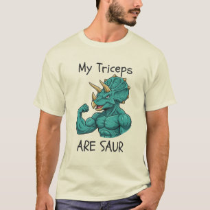 Camiseta Gimnasio Dino Entrenamiento Culturismo de Dinosaur