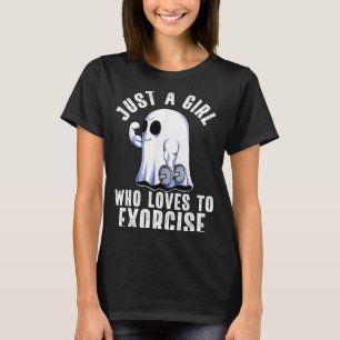 Camiseta Gimnasio divertido de fantasmas Entrenamiento de c