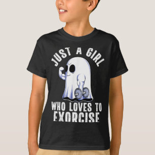 Camiseta Gimnasio divertido de fantasmas Entrenamiento de c