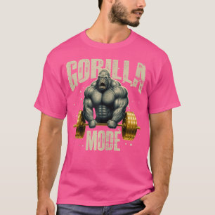 Camiseta Gimnasio en modo de gorila entrenamiento Cuerpo de