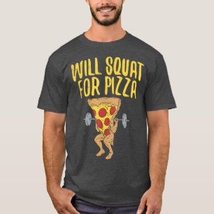 Camiseta Gimnasio escuadrón de pizza Humor Novedad gráfica