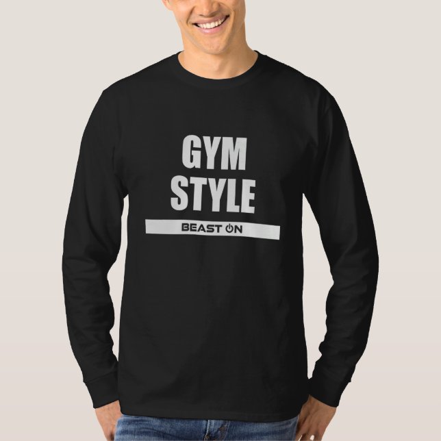 Camiseta Gimnasio Estilo Gimnasio Motivación Construcción d (Anverso)
