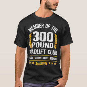 Camiseta Gimnasio Femenino de 300 libras en el Club Deadlif