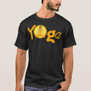 Camiseta Gimnasio femenino y meditación de yoga