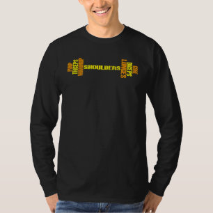 Camiseta Gimnasio Fitness Bomba Tríceps Calentamiento Senta