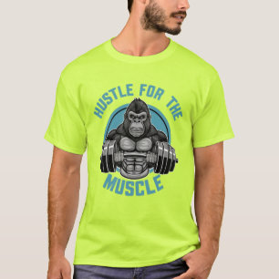 Camiseta Gimnasio Fitness levantamiento de pesas Ajetreo Po
