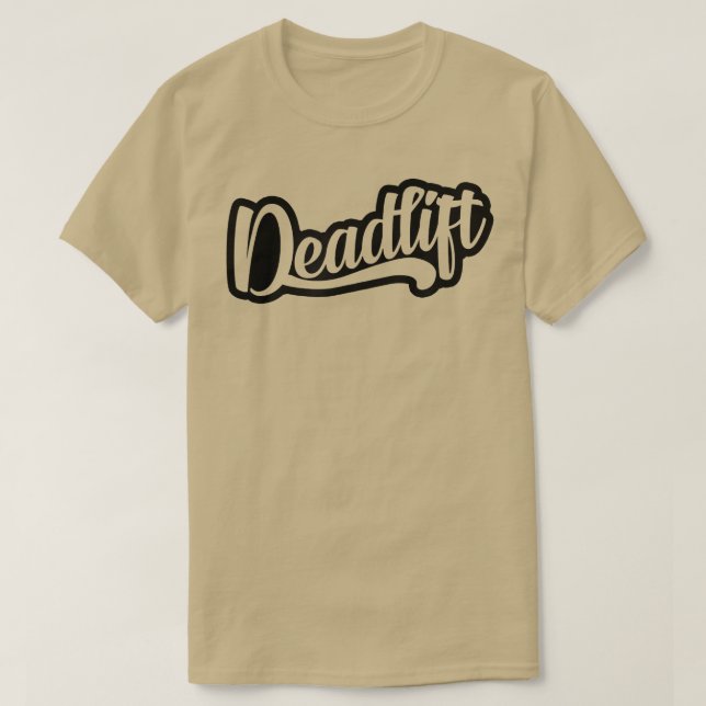 Camiseta Gimnasio Fitness para Hombres DEADLIFT Construcció (Diseño del anverso)