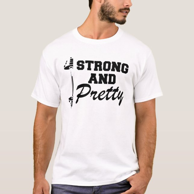 Camiseta Gimnasio - Fuerte y Bonito (Anverso)