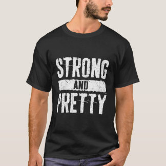Camiseta Gimnasio Fuerte Y Bonito Workou