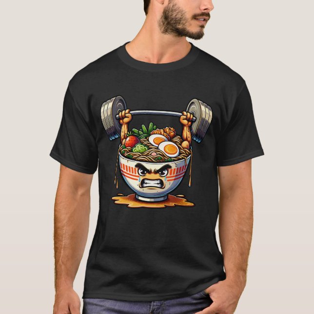 Camiseta Gimnasio Funny Fitness Deadlift Halteración de la  (Anverso)