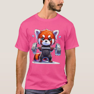Camiseta Gimnasio Funny Fitness del Kawaii Red Panda Halter