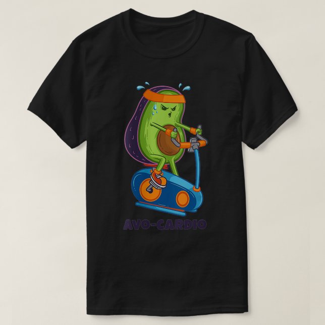Camiseta Gimnasio Gimnasio de clase Spinning Avo (Diseño del anverso)