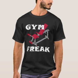 Camiseta Gimnasio Gimnasio Freak entrenamiento Motivación F