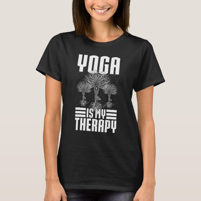 Camiseta Gimnasio Gimnasio Meditación Ejercicio de entrenam (Anverso)