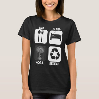 Camiseta Gimnasio Gimnasio Meditación Ejercicio de entrenam