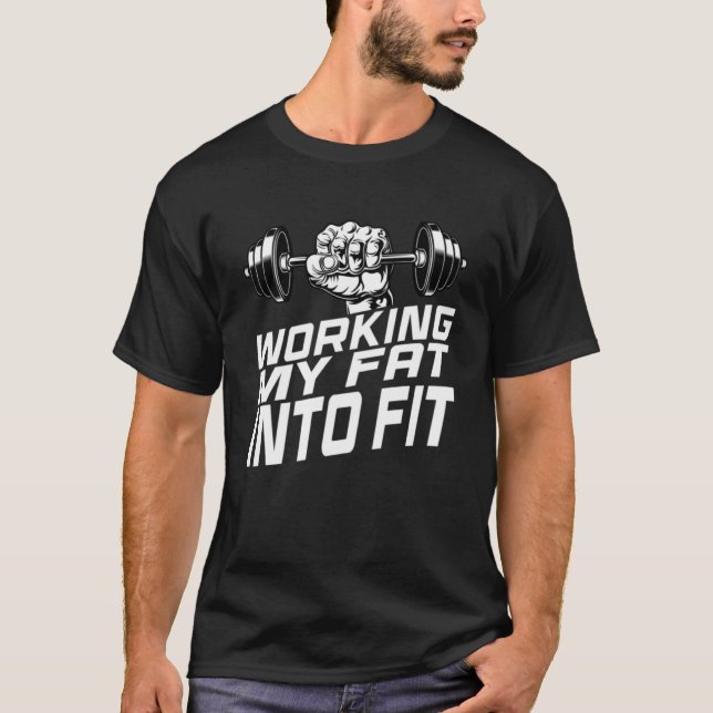 Camiseta Gimnasio Grasa Llorando Diciendo De Trabajar Mi Gr (Anverso)