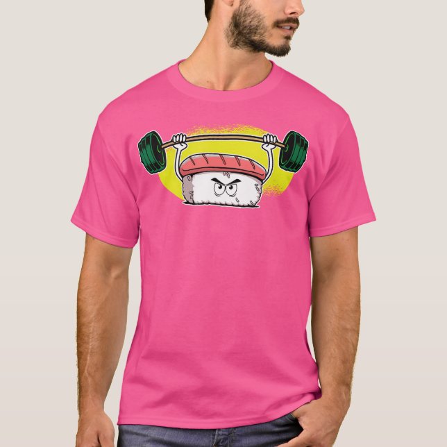 Camiseta Gimnasio I Fitness I Comida Japonesa I Levantamien (Anverso)