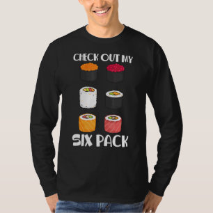 Camiseta Gimnasio japonés de marisco con Sushi Six Pack