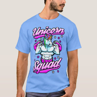 Camiseta Gimnasio Magnífico Escuadrón de Unicornio Kettlebe