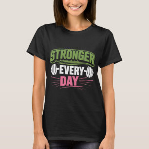 Camiseta GIMNASIO más fuerte todos los días