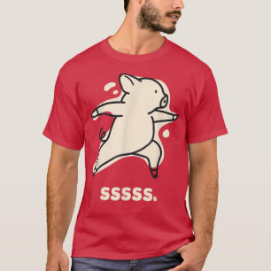Camiseta Gimnasio Mediador de Cerdo Lazy Oink Lover Relajan