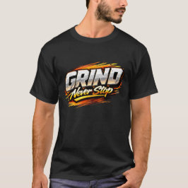 Camiseta Gimnasio Metalizado Hustle No Dejes de Moler