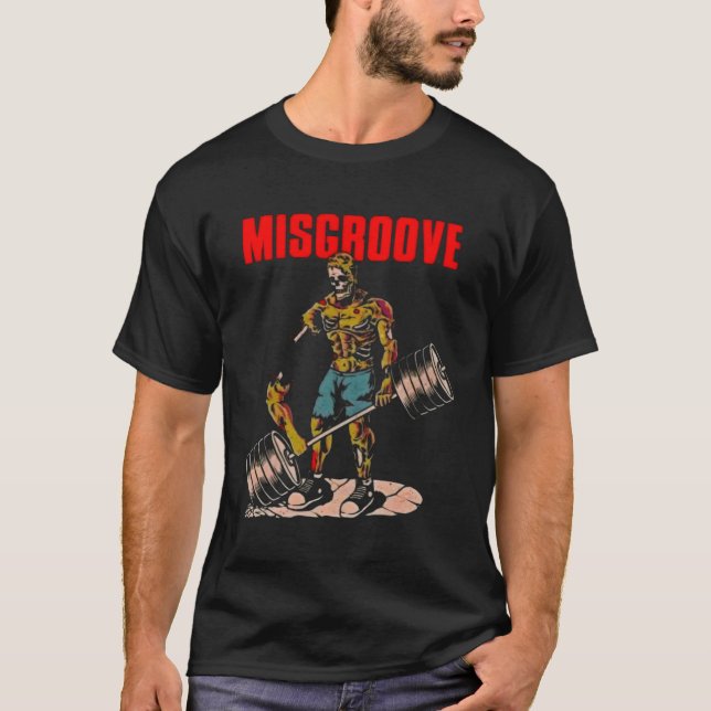 Camiseta Gimnasio Misgroove Halterofilia Construcción de cu (Anverso)
