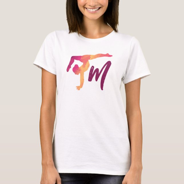 Camiseta Gimnasio Monograma inicial (Anverso)