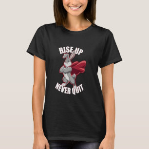 Camiseta Gimnasio Motivado por Conejo Gimnasio RISE UP Funn