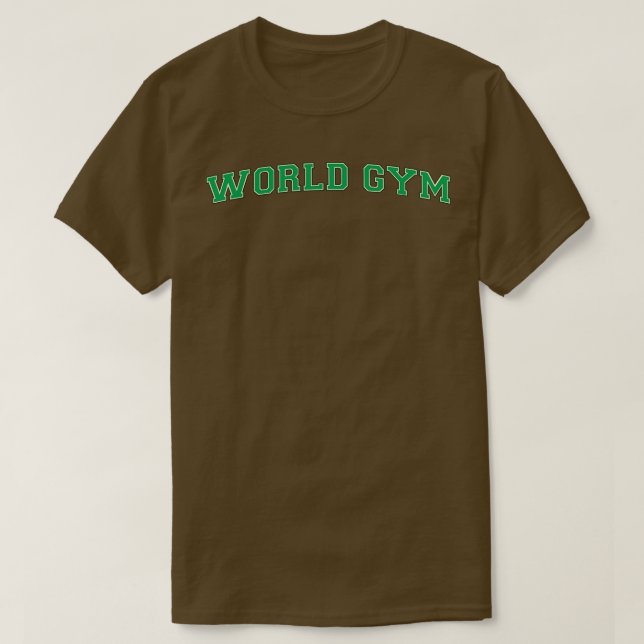 Camiseta Gimnasio Mundial 6 (Diseño del anverso)