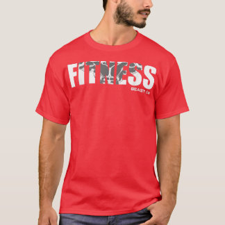 Camiseta Gimnasio Músculos Bestia Sobre Gimnasio Motivación