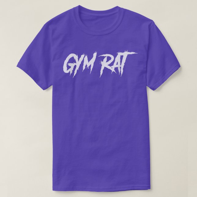 Camiseta Gimnasio Rat Regalos Hombres Ropa Hustelan Graffit (Diseño del anverso)