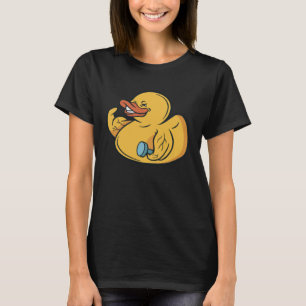 Camiseta Gimnasio Rat Rubber Duck Ejercicio Fitness Hombres
