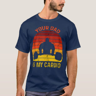 Camiseta Gimnasio Romance Cita Meme, Tu Papá Es Mi Tarjeta