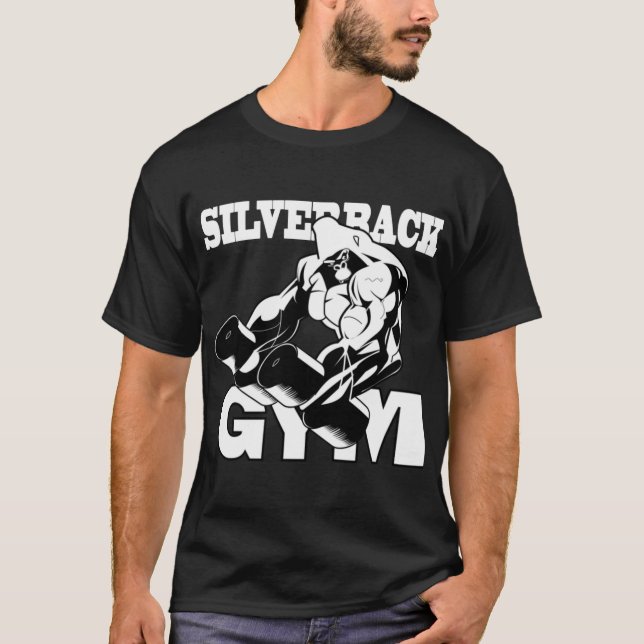 Camiseta Gimnasio Silverback Silverback entusiastas del cul (Anverso)