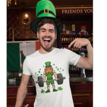 Gimnasio St. Patrick's Day Funny Leprechaun Barbel