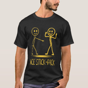 Camiseta Gimnasio Stickman Bonito Paquete Stick Divertido F