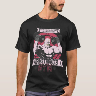 Camiseta Gimnasio Strong Arm retro