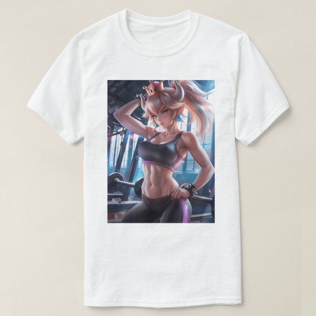 Camiseta Gimnasio Turtle Queen 46 (Diseño del anverso)