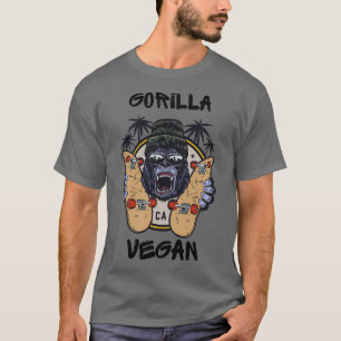 Camiseta Gimnasio Vegan Músculo Gorila 1
