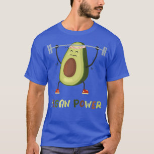 Camiseta Gimnasio Vegan Power Aguacate