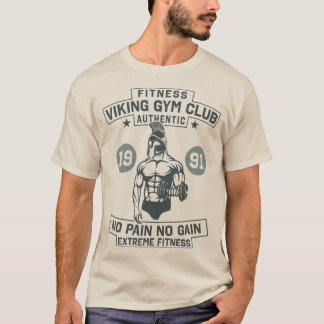 Camiseta Gimnasio Viking, Sin Dolor Ni Ganancia